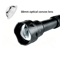Lampe torche LED haute puissance, vision nocturne infrarouge invisible T20 10w 850nm 940nm, torche zoomable tactique pour la chasse, caméra CCTV