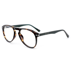 Wenzhou กรอบแว่นตาอะซิเตตสำหรับผู้ชายกรอบแว่นสายตาแบบโลหะ - Product Image 3