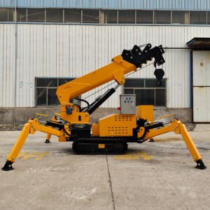 Multifunctionele Gelede Giekliftkraan 2ton Buiten Alle Terreinen Rupsspin - Product Image 5