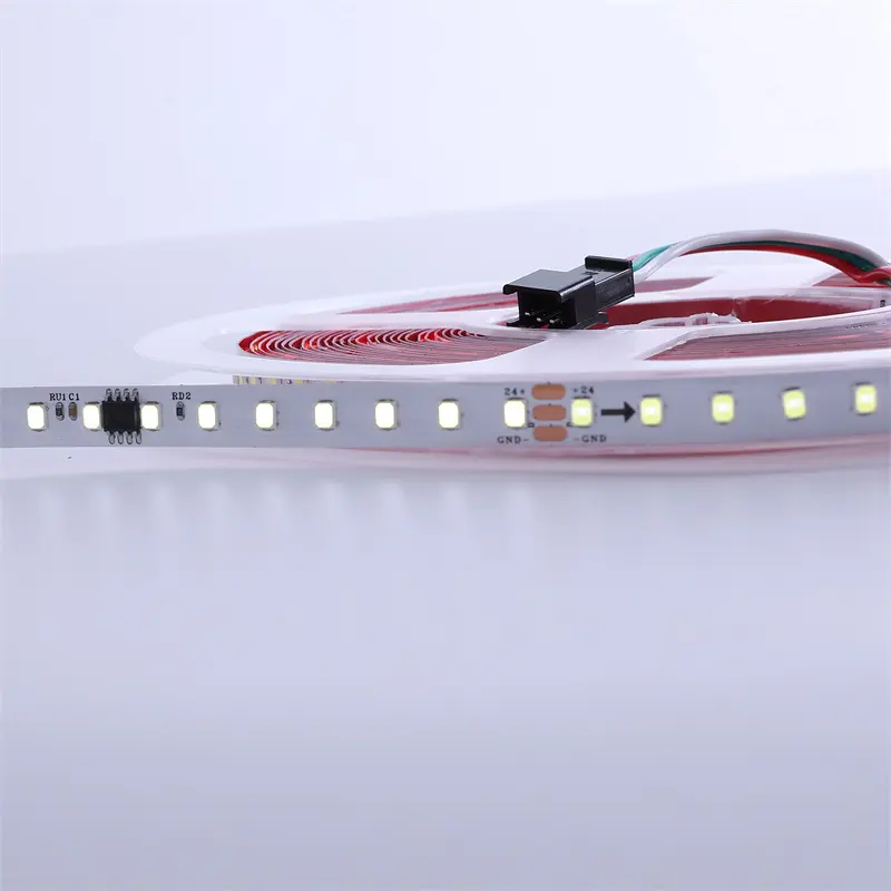 HITECDAD屋内低電圧白色LEDライト、12V/24V安全で明るいライトベアフレキシブルライトストリップ