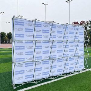 Outdoor Promotional Pop-up Display Stand 3*3 Size Aluminum Alloy <b>Frame</b> Can Be Reused Repeatedly Scrolling Thermal Transfer - Product Image 5