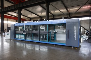 Disposable Packaging Salad <strong>Food</strong> Packaging Clear PET Plastic Fruits Box Clamshell Box Making Machine - Product Image 4