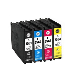 Cartucho de inyección de tinta compatible con Epson T7561 T7551XL con chip para impresoras Workforce Pro 8090 8510 8590 de EpsonPrinter - Product Image 1