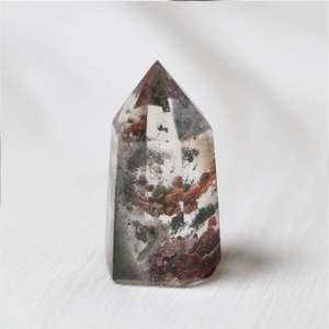 Vente en gros de cristaux naturels polis CrystalHola, quartz fantôme, pointe de 3-4 cm, tendance de la mode, cristal apaisant, décoration pour la maison, le bureau et la chambre - Product Image 3