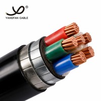Cables de Alimentación Cu/XLPE/PVC y Cu/XLPE/PVC/STA 0.6/1kV, Cable Eléctrico con Aislamiento XLPE y Conductor de Cobre Armado STA