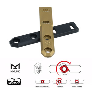 Support de lampe torche tactique en métal, base MLOK Keymod CNC, pour utilisation en extérieur - Product Image 2