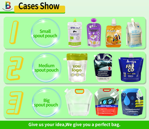 Pochettes souples imprimées en plastique OEM de <span class=keywords><strong>5L</strong></span> et 10L pour boissons, jus, eau, avec bec verseur - Product Image 6
