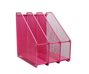 Desktop Organizer Metal Mesh <b>File</b> Wire 3-tiers Magazine Holder A4 <b>Paper</b> Metal <b>File</b> Holder - Product Image 4