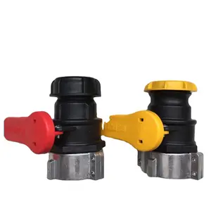 CT Coupling Factory Ball Valve for IBC container CT factory Black PP high quality