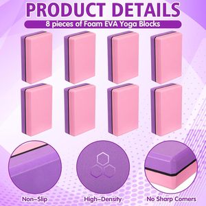 EVA <b>Yoga</b> Block Brick High Density Foam Fitness Gym <b>Pilates</b> Exercise Stretching Block 280g Camo Pattern 17 Colors Custom - Product Image 3