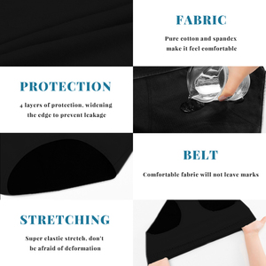 Culotte de bikini respirante MY Girls Anti-Leak Menstrual Culotte Underwear for Teenagers No PFAS Overnight Protection - Product Image 3