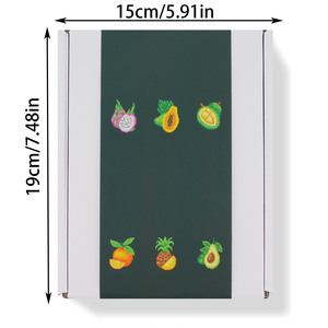 Nhà Máy Giá <span class=keywords><strong>6</strong></span> Miếng 5D Mini Sơn Kim Cương Tùy Chỉnh Phim Hoạt Hình Trái Cây Loạt Nhỏ Sơn Kim Cương Bộ Dụng Cụ Cho Trẻ Em Máy Tính Để Bàn Deor - Product Image 6