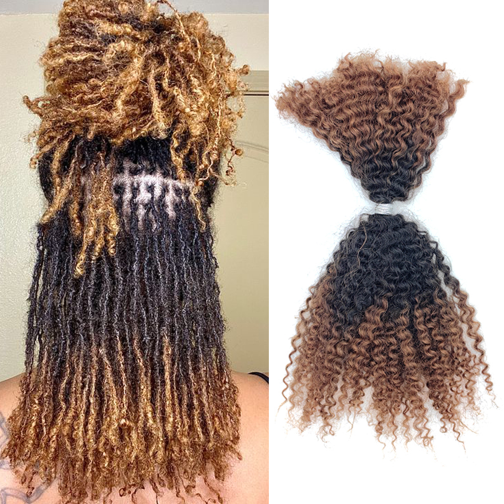 KAMA 50g Afro Kinky Twist Bulk Braiding Hair Extension 4C Remy Human Hair Peruvian Hair Quality for Braids Detail Section 2