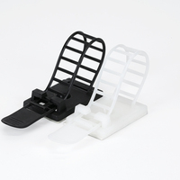 Lianyang ACT-17 Clips de câble auto-adhésifs: serre-fil réglable pour l'organisation électrique, construction en nylon durable