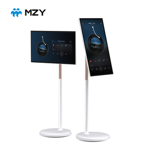 Professional 32 Inch LED White Stand <b>Portable</b> Mini Smart <b>TV</b> with Touchscreen 64GB 6000mAh Battery Camera - Product Image 1