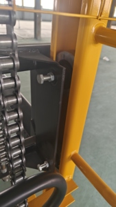 नया मॉडल हाइड्रोलिक समायोज्य फोर्क 2 टन 2 मीटर मैनुअल स्टेकर - Product Image 5