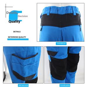 Pantalon de travail en pur coton pour hommes, vêtements de sécurité avec poches, vêtements de travail pour les travaux souterrains et les travaux de quai - Product Image 3