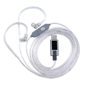 Câble d'écouteurs <span class=keywords><strong>KZ</strong></span> M2 OFC plaqué argent avec connecteur DAC Type C 3,5 mm pour <span class=keywords><strong>KZ</strong></span> Castor ZSNPRO EDX PRO emballé - Product Image 1