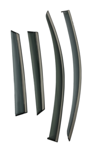 Deflettori per Finestrini Sportivi Migo MG-REN all'Ingrosso per Duster 2010-2016 Renault Captur 2013-2019 in PC + Acciaio Inossidabile con Nastro 3M - Product Image 6