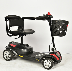 รถสกู๊ตเตอร์เคลื่อนที่ 4 ล้อ รุ่น KSM-906 สำหรับผู้สูงอายุและผู้พิการ ดีไซน์ป้องกันการพลิกคว่ำ พร้อมไฟ LED ที่นั่งนั่งสบาย ระยะทางวิ่ง 20-25 กม. ความเร็วสูงสุด 8 กม./ชม. - Product Image 4