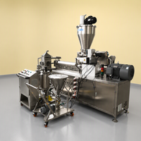 Ligne de production de snacks soufflés à double extrudeuse, machine à fabriquer des aliments soufflés au maïs, en acier inoxydable, automatique