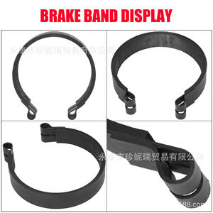 Go-Kart Brake Drum Kit 4-Inch With Brake Band Cable <b>Pin</b> <b>Wrench</b> For 212Cc Repair Replacement - Product Image 2