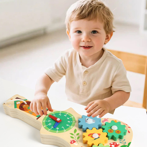 Nouveautés OEM&ODM : Jouets éducatifs Montessori en bois, planche d'activités sensorielle pour enfants, garçons et filles - Product Image 2