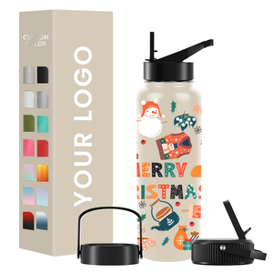 Triple Insulated 304 Single Wall Insulated Double Walled Custom Stainless Steel Water Bottle With Extra Sto - Product Image 6