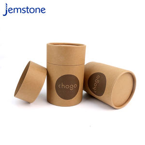 Custom Design Recyclable Food Herbal Gel Capsule Kraft Cardboard Cylinder Packaging Box <b>Protein</b> <b>Powder</b> Paper Tube Container - Product Image 5