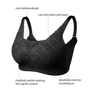 <span class=keywords><strong>Sujetador</strong></span> de <span class=keywords><strong>mastectomía</strong></span> para mujer OEM/ODM con bolsillo para forma de mama protésica <span class=keywords><strong>Sujetador</strong></span> <span class=keywords><strong>postoperatorio</strong></span> transpirable para cirugía postoperatoria de mama - Product Image 4