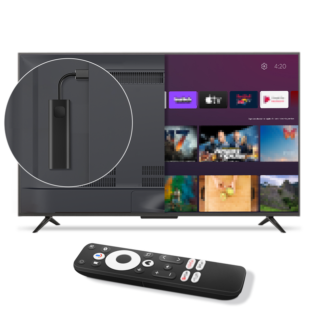 Dcolor GD1 Android TV Stick 4K Google Certified with Dual Band WiFi BT for Stable Viewing Home Theater Use TV Stick
