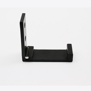 Colgadores de ropa de pared de aleación de zinc, diseño simple y creativo, riel desmontable con deslizador único para herrajes de armario - Product Image 4