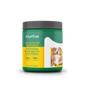 Lecitina de alta calidad OEM ODM, polvo de belleza con vitamina Piel de salmón, suplemento nutritivo para el cuidado de la salud para mascotas