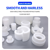 Roulement composite Ptfe, bagues en plastique PTFE à sec pour l'industrie alimentaire, douille de manchons POM à bride en nylon