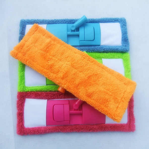 Factory Direct Thickened Coral Fleece Flat Mop Replacement Head Household Cleaning with Comfortable Coral Fleece Mop