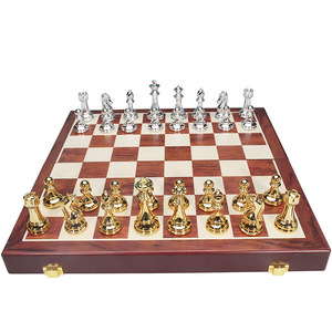 Set di <span class=keywords><strong>Scacchi</strong></span> Internazionali XCL di Lusso, Durevole e Grande, con Scacchiera Pieghevole in Acrilico, Pezzi di Alta Qualità, Regalo da <span class=keywords><strong>Collezione</strong></span> per Scrivania - Product Image 1