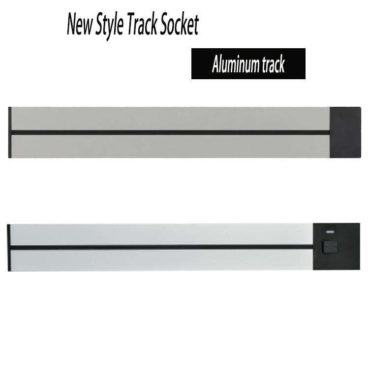 VNX Custom UK/AY/EU Power Track Outlet Electric Standard Concealed Table Electrical Power Track Socket