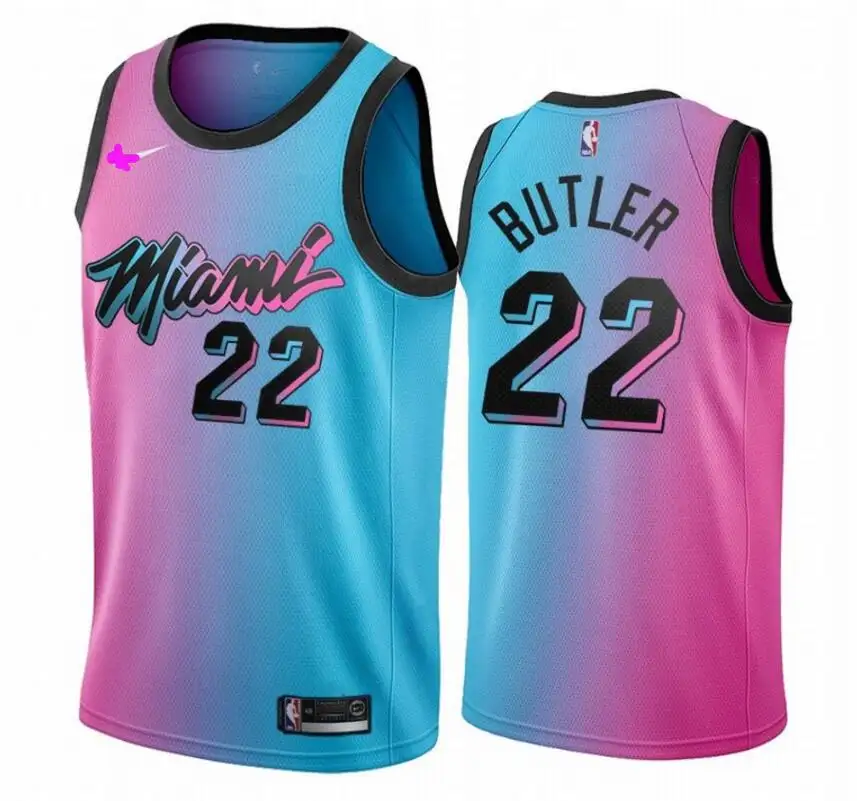 2023 Latest Miami Basketball Team Jersey High Quality Number 22 Butler Basketball Jersey Stock