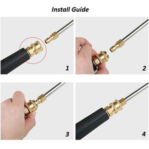 Amare 2025 批发高品质手动不锈钢高压清洗机喷枪管配件型号 11020005-30 汽车用 - Product Image 5