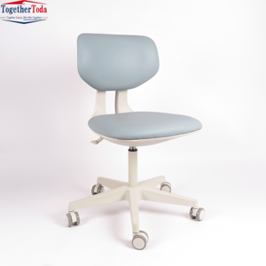 Tabouret de laboratoire en plastique pour étudiants, rotation à 360°, robuste, en microfibre, idéal pour l'école, le bureau, le cabinet dentaire et les laboratoires d'expérimentation - Product Image 5