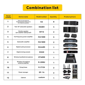 Chordio K2 Đôi 12 Hoạt Động Dòng Mảng Hệ Thống Loa Chuyên Nghiệp Hệ Thống Âm Thanh Với Bộ Khuếch Đại Và Microphone Cho Sân Khấu - Product Image 6