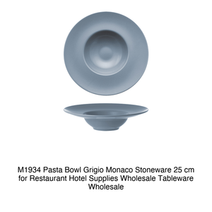 Tazón para Pasta Gris Mónaco, 25 cm de Diámetro Interior, 12 cm, Gres, M1934 - Product Image 2
