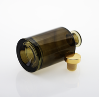 Diffuseur de parfum en verre de luxe à la mode, avec impression d'écran et vaporisateur à pompe, vente chaude