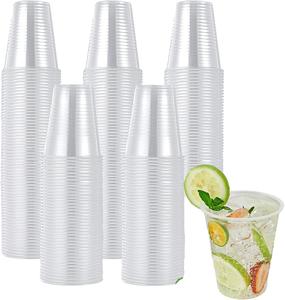 Gobelets jetables en plastique de haute qualité avec couvercles, prix usine - Product Image 1