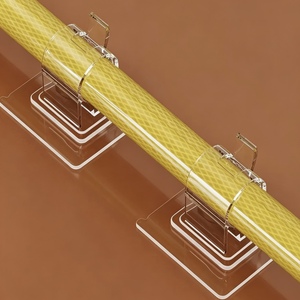 Clip adhésif résistant aux chocs <span class=keywords><strong>sans</strong></span> perçage, <span class=keywords><strong>sans</strong></span> trace, à ressort mural pour cuisine, salle <span class=keywords><strong>de</strong></span> bain, chambre, <span class=keywords><strong>support</strong></span> <span class=keywords><strong>de</strong></span> rideau - Product Image 1