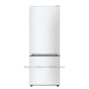 155L 두 배 문 음료 부엌 냉장고 기구 최고 에너지 절약 냉장고