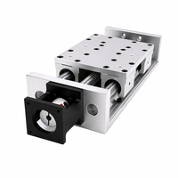 Módulos de movimiento lineal CNC de 3 ejes para cargas pesadas, plataforma lineal XYZ, guías lineales de 600 mm de carrera, rodamientos QIGE
