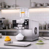Vente directe d'usine, machine à glace en flocons de neige en acier inoxydable, machine à glace pilée, machine à faire des glaces