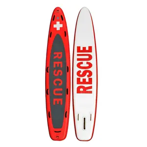 Resgate aqua marina paddle board isup stand up paddle Resgate surf board inflável SUP paddleboard set for Rescue Guard life save