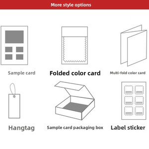 Etichetta Personalizzata Oufei con Punto <span class=keywords><strong>Interrogativo</strong></span> Stampato in Offset, Etichetta Grigia in Cartone da Appendere, Clip Creativa per Campioni di Tessuto - Product Image 3